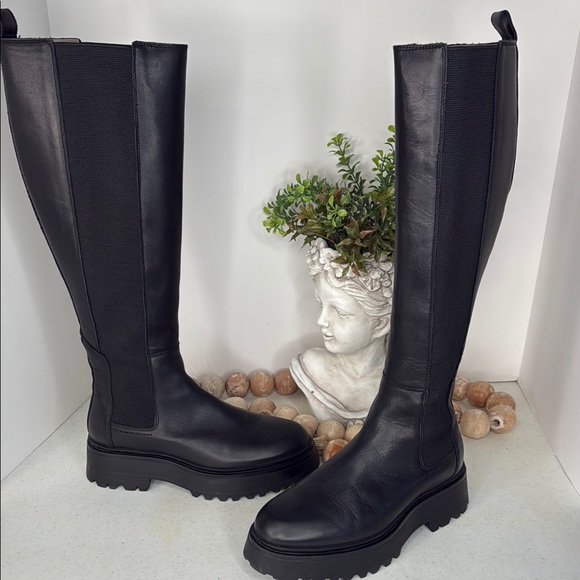 All Saints Women's Monica Knee High Boot Sz 7 NWOB - Picture 2 of 14